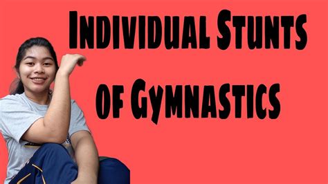 individual stunts|Gymnastics Stunts .